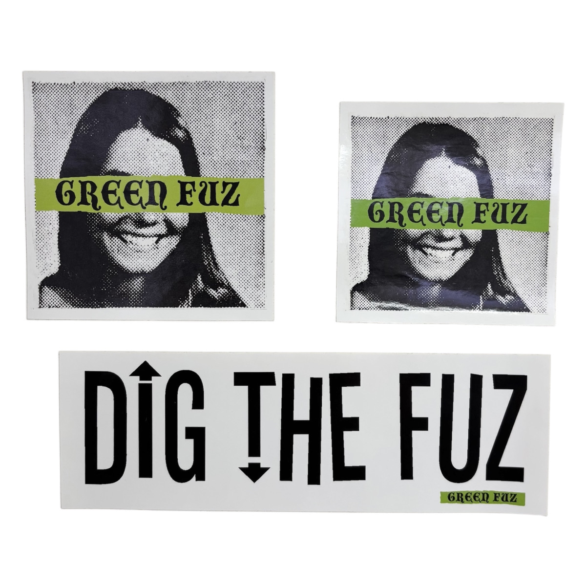 GREEN FUZ OFFICIAL STICKER ロゴ ステッカー サーフ サーフボード カリフォルニア MADE IN USA